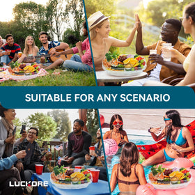 Luckore ice serving tray perfect for outdoor parties and entertaining