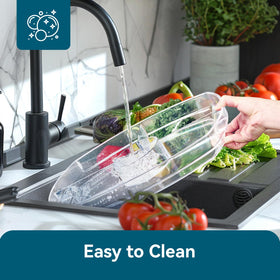Luckore stainless steel utensils included with the tray