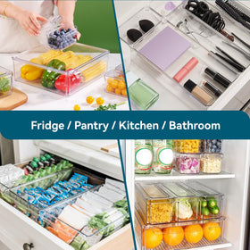 Luckore refrigerator containers are easy to clean by hand for lasting use.