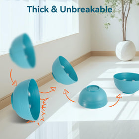 Luckore wheat straw cups – stackable and microwave safe.