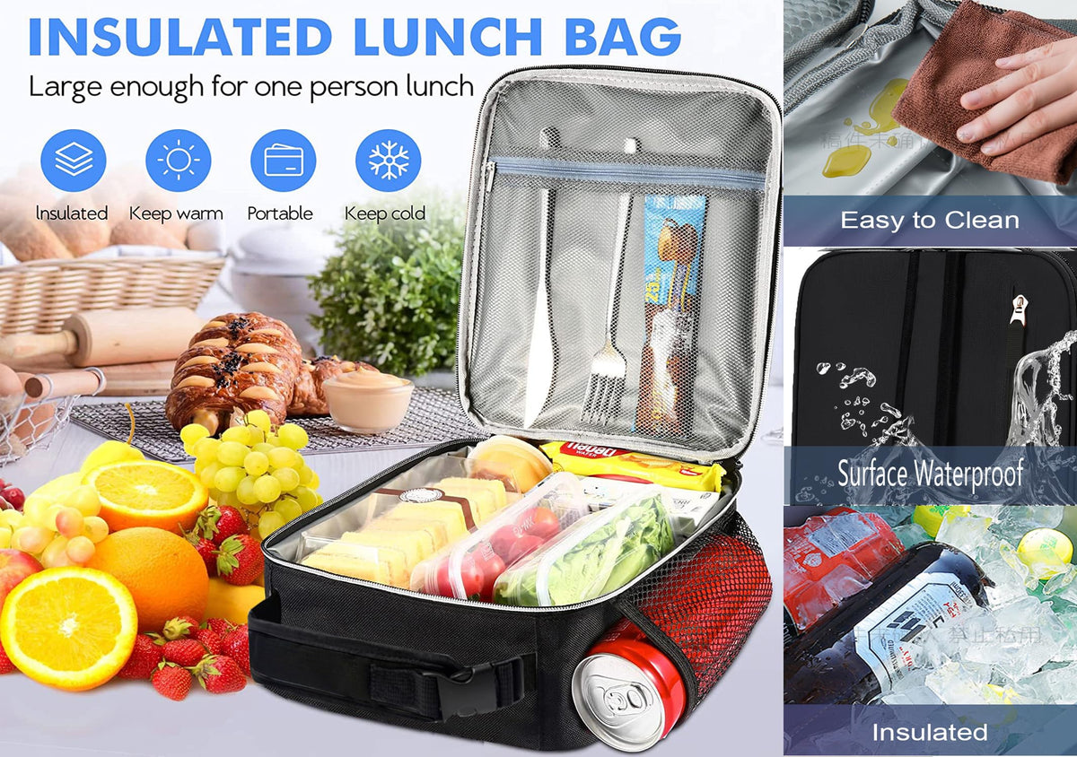 LUCKY CHERRY side mesh pocket holds water bottle securely