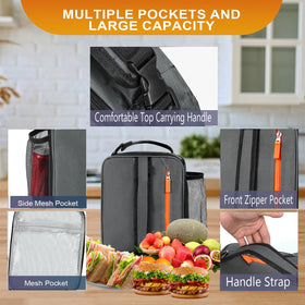 LUCKY CHERRY lunch box seamless leakproof liner prevents leaks during transport