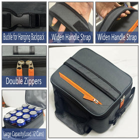 LUCKY CHERRY lunch box spacious main compartment fits meals and snacks