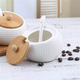 Lucky Goddness ceramic serving spoon included for easy scooping