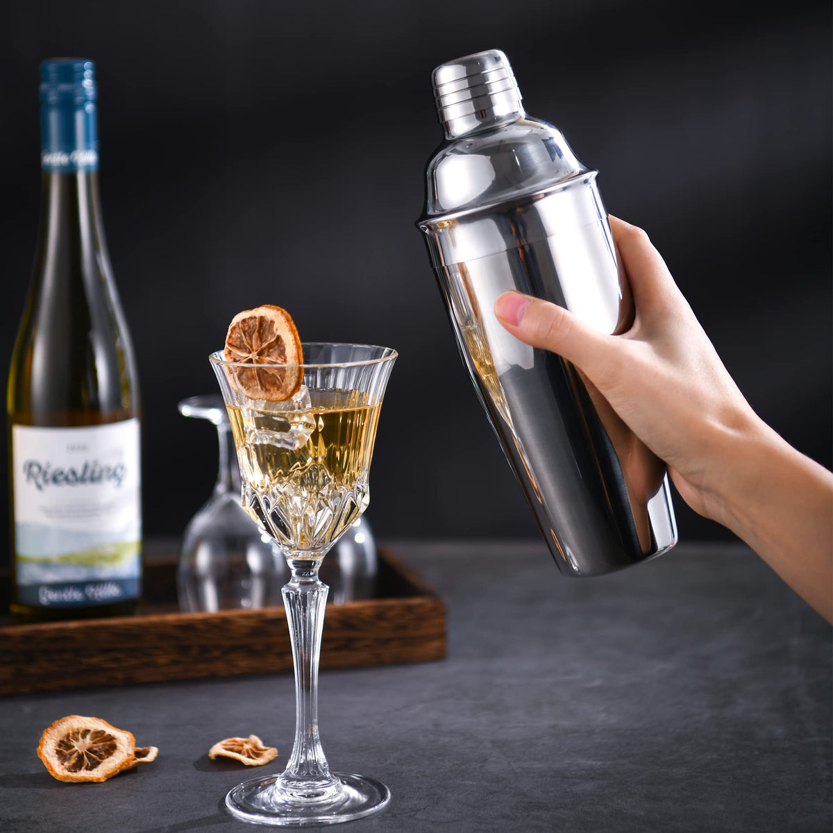 LUCKYGOOBO dishwasher-safe shaker for easy cleaning after entertaining