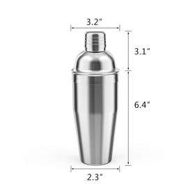LUCKYGOOBO mirror-finish shaker showcases sleek rust-resistant design