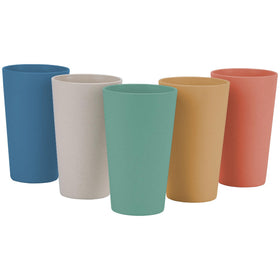 LuckyZone wheat straw cup in yellow featuring lightweight, BPA-free material for everyday use.