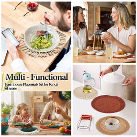 Lucomb gift-ready placemats elevate seasonal table décor.