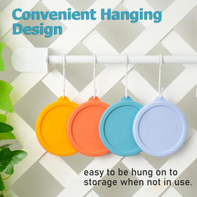 LUVCOSY 2-cup lids provide a tight seal on compatible glass bowls.