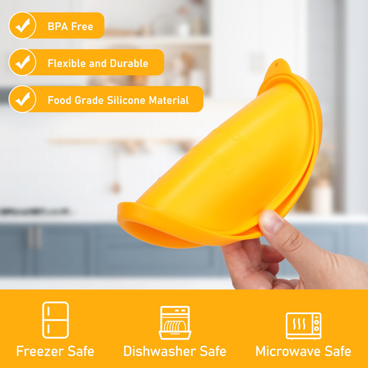 LUVCOSY leak-proof lid demonstrates secure seal on glass bowl