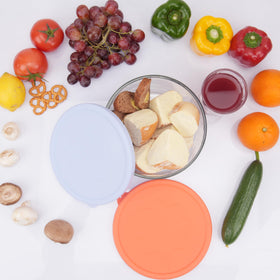 LUVCOSY reusable lids reducing waste and clutter in the kitchen