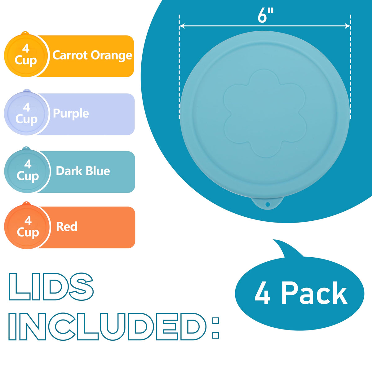 LUVCOSY silicone lid close-up shows tight seal for Anchor Hocking bowls