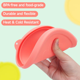LUVCOSY tight-fit lids on Anchor Hocking bowls to prevent leaks during transport
