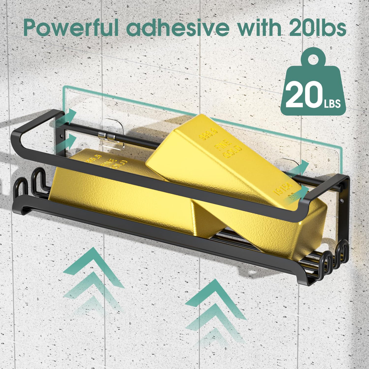 Two installation options offer flexibility for different surfaces.