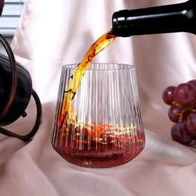 Lueumxc stemless bulk wine glasses: ample 14oz capacity for celebrations