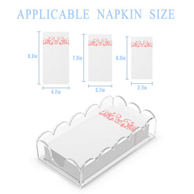 LUGUNU acrylic napkin holder ideal for weddings and events