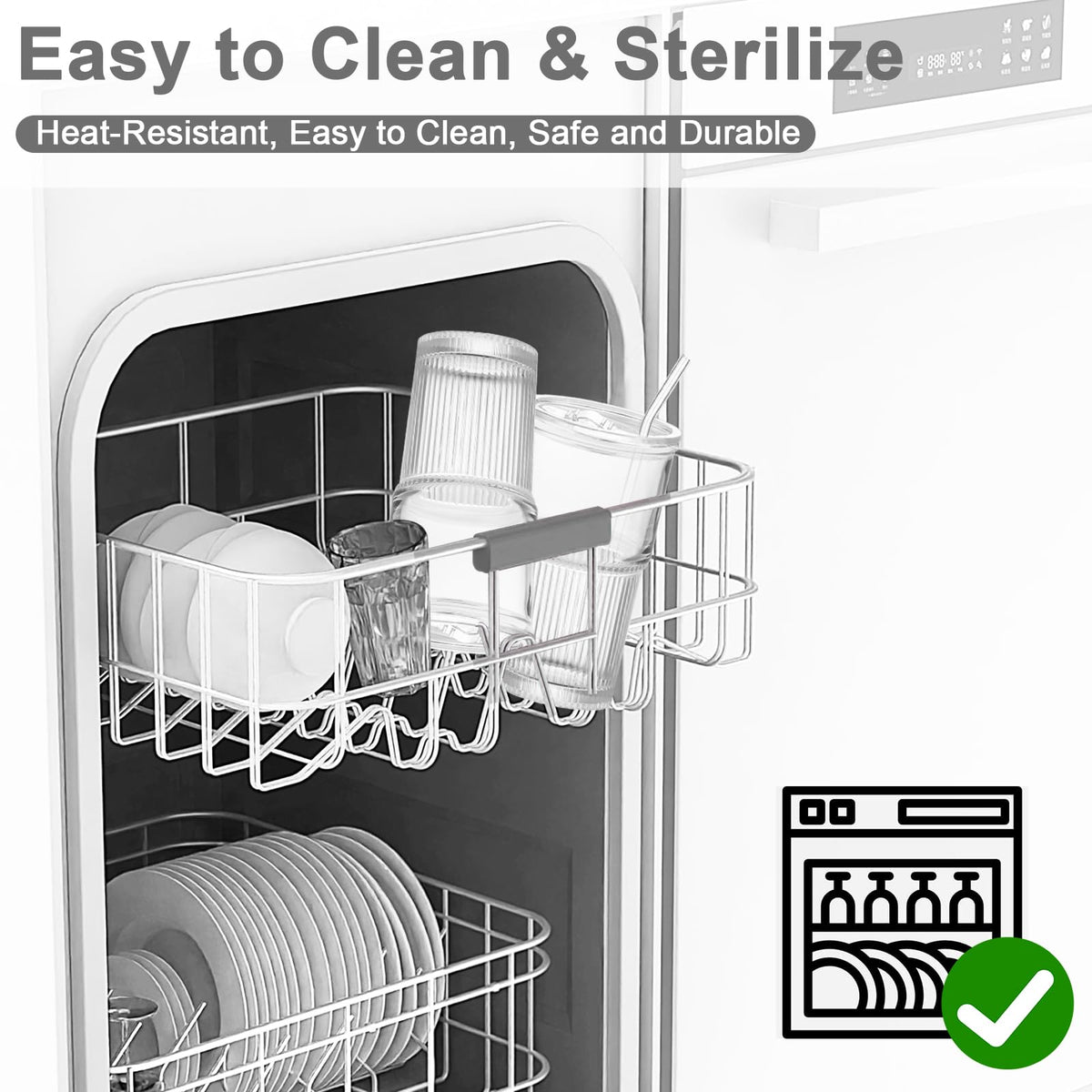 Luiaiog straw brush included for effortless cleaning.