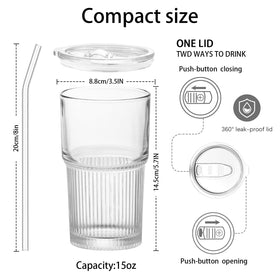 Luiaiog thick 3mm soda-lime glass ensures daily durability.