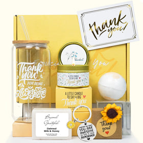 LUICONMO thank-you gift box front view, perfect for gifting to colleagues or friends.