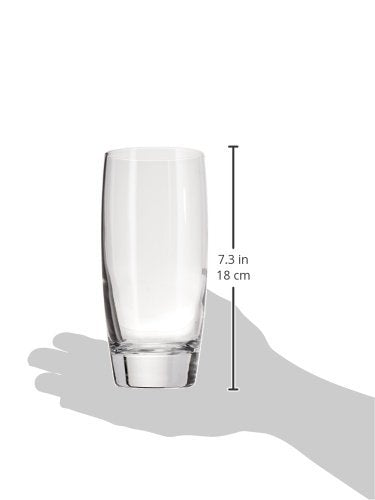 Luigi Bormioli Michelangelo glasses with laser-cut rims elevate each sip.