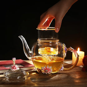 Luka Tech removable-infuser for loose tea, easy customization.