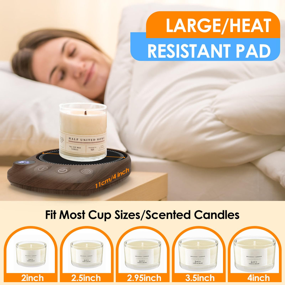Lulizzie KitchekShop warmer 2in1 coffee and candle functionality for ambience