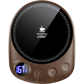 Lulizzie KitchekShop warmer showing fastest heating for hot coffee