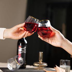 Lullaby versatile cups for wine, whiskey, champagne, or juice