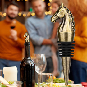 LULLEA stopper on a champagne bottle for sparkling preservation.