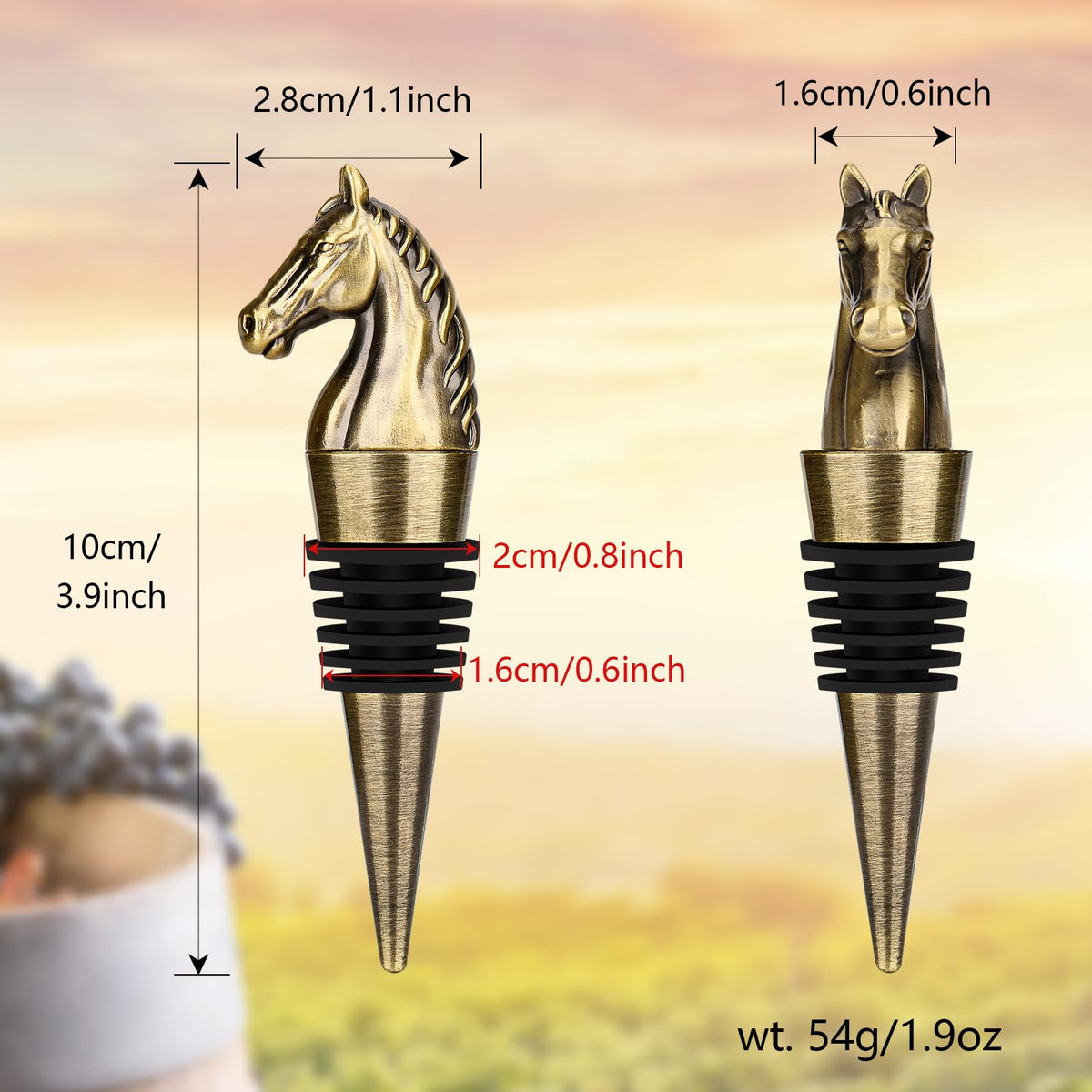 LULLEA stopper beside a gift packaging, ideal for occasions.