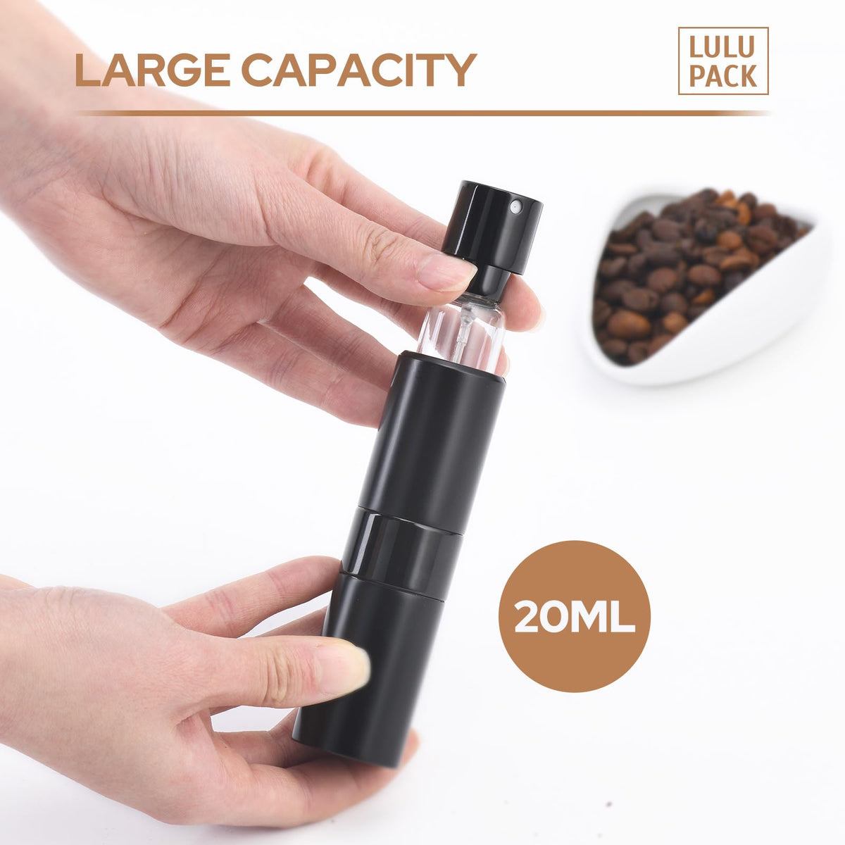 Lulupack 25g capacity coffee cup fits standard portions