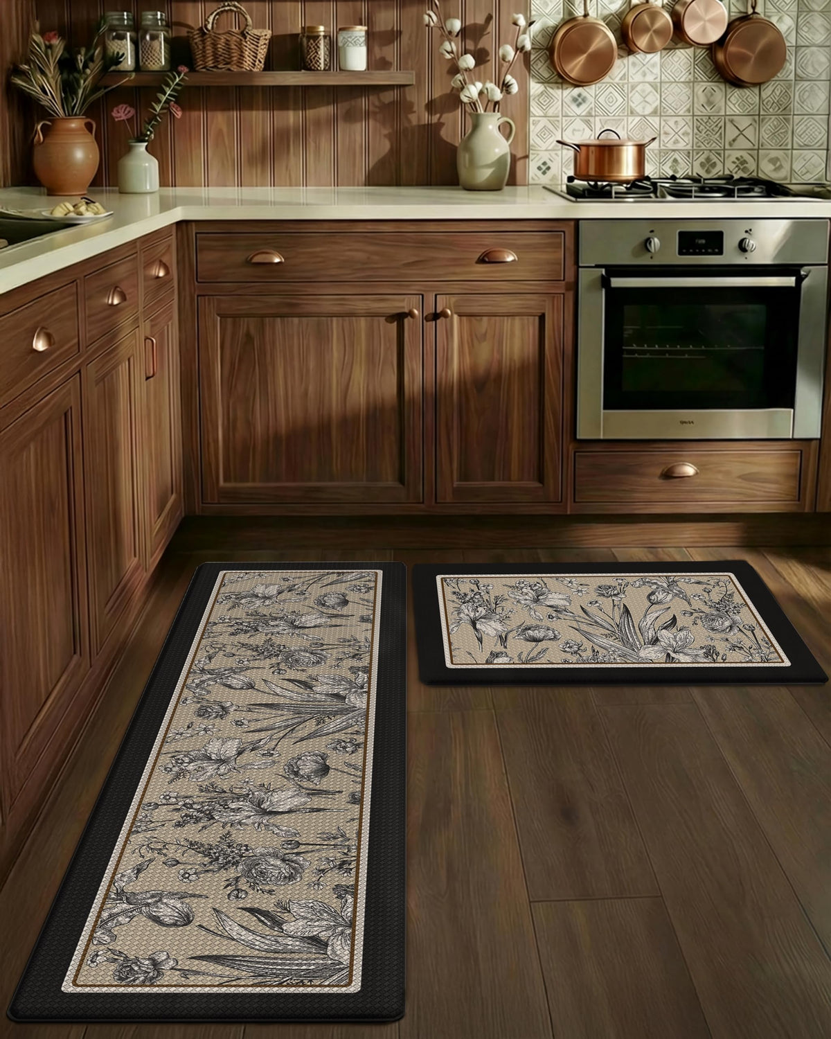 LUMI mat protects floors in kitchen and entryway with style