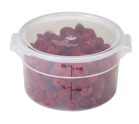Lumintrail Cambro translucent material shows contents and durability.