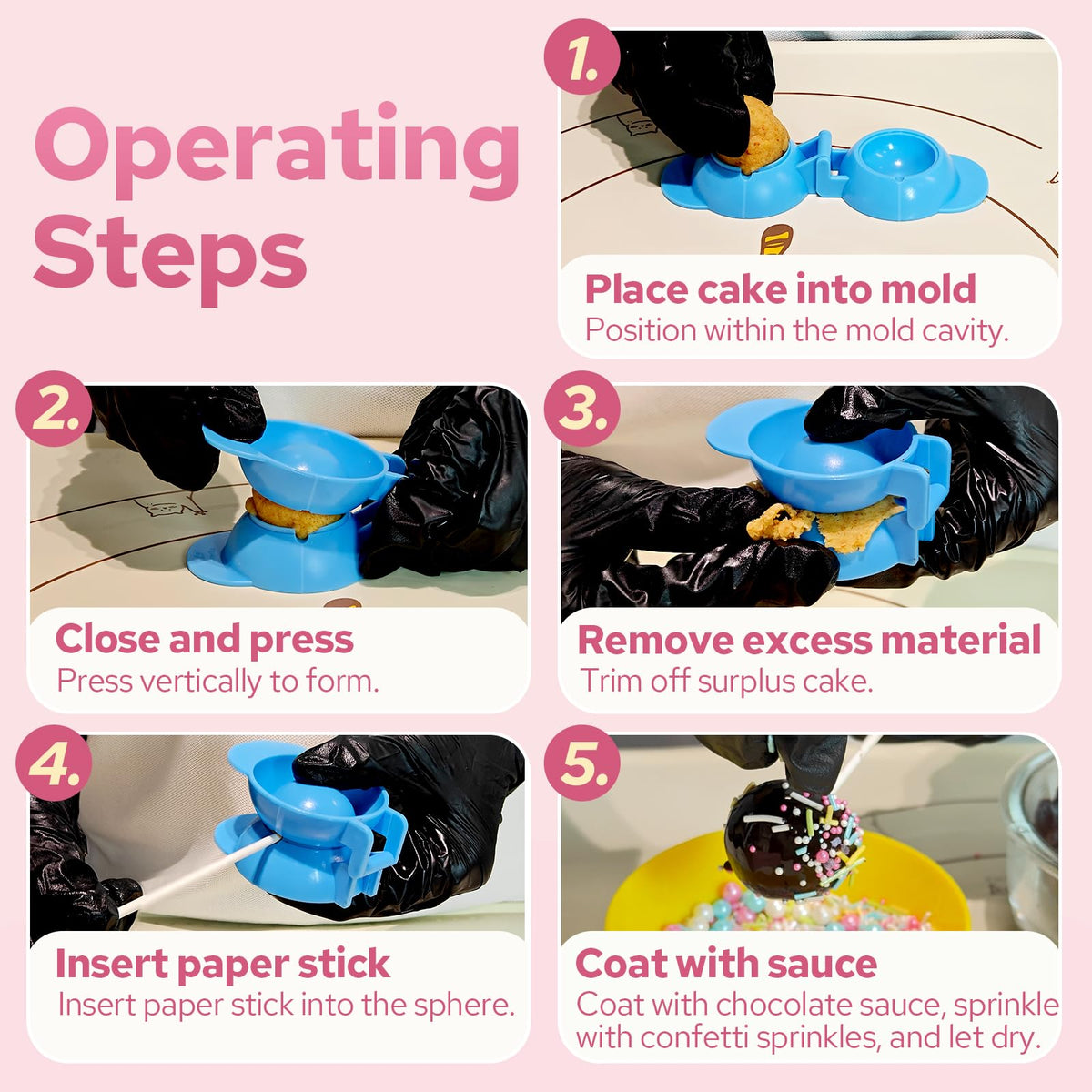 Lumyrilix cake pop kit wrappers for neat, professional-looking pops.
