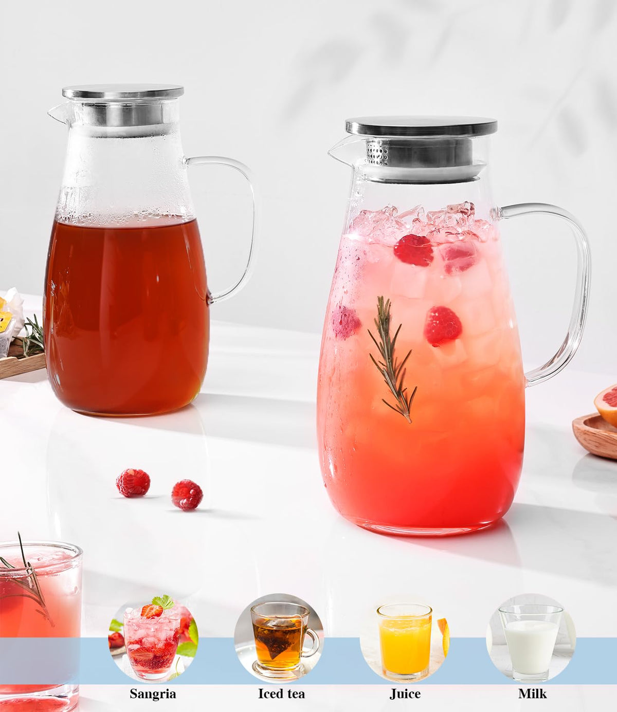 Luna Manta 64oz capacity for family servings and gatherings.