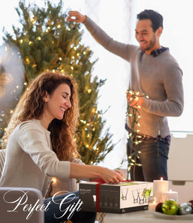 LUNA & MANTHA home bar glasses ready for entertaining and everyday use.