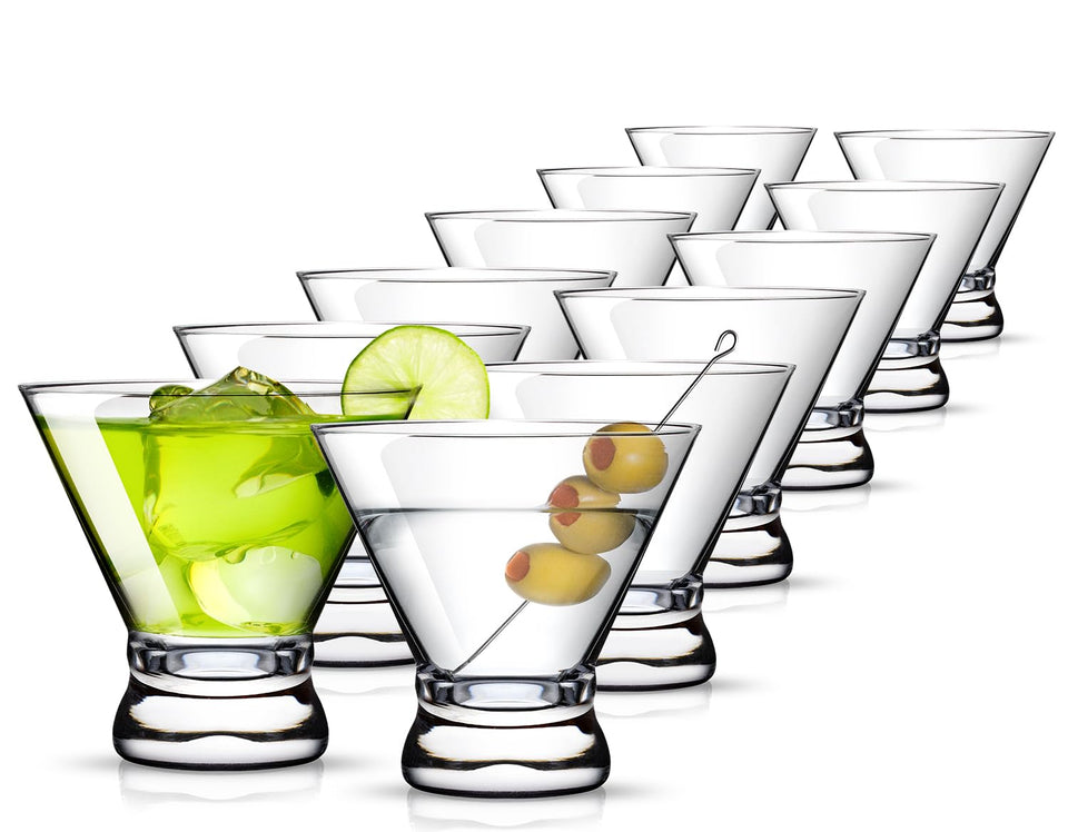LUNA & MANTHA sturdy-base martini glass for stable sipping during gatherings.