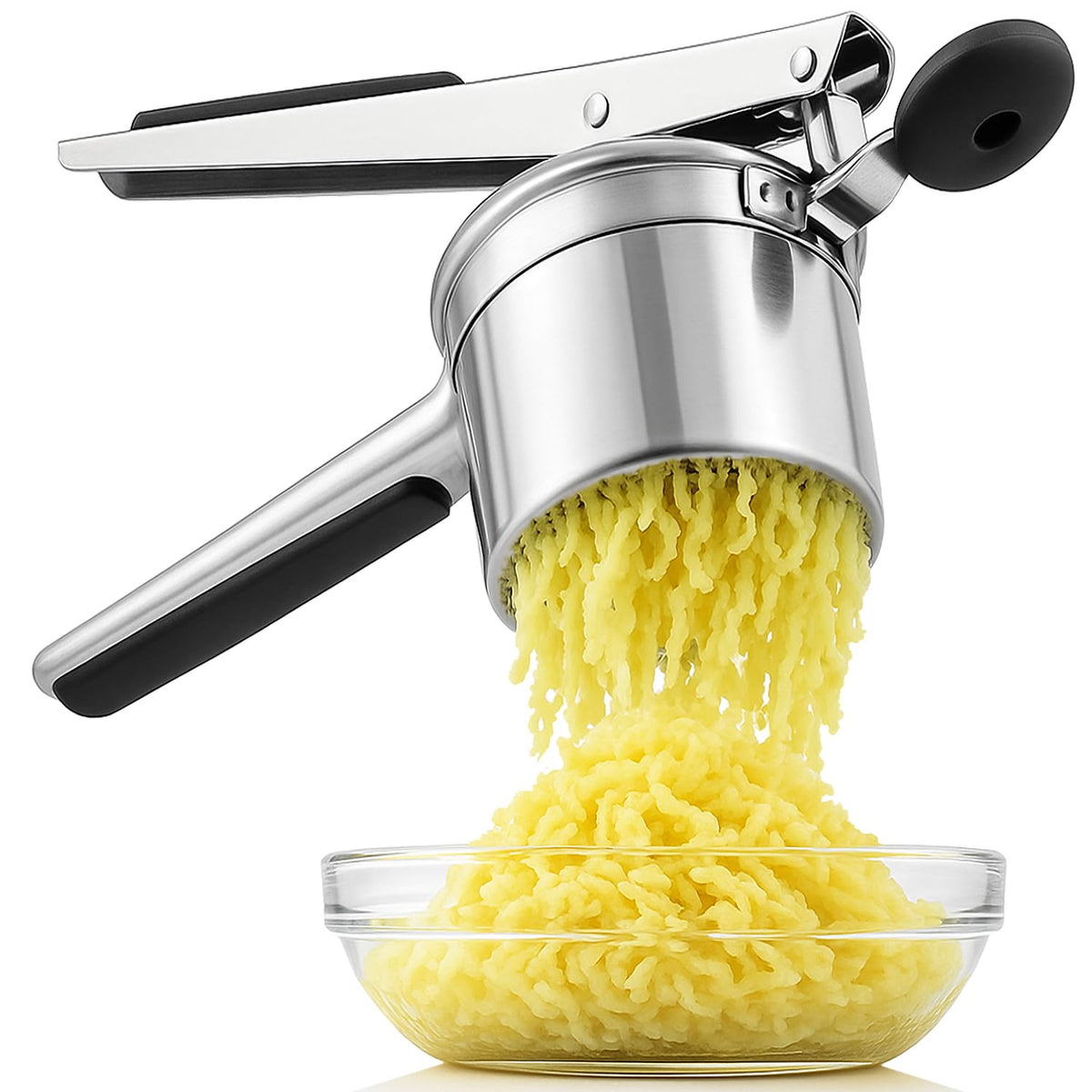 LunaCozy potato ricer with ergonomic handles for effortless, smooth mash.