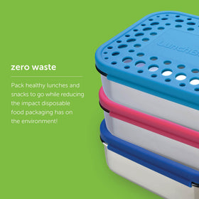 LunchBots Medium Uno eco-friendly choice reduces disposable waste.