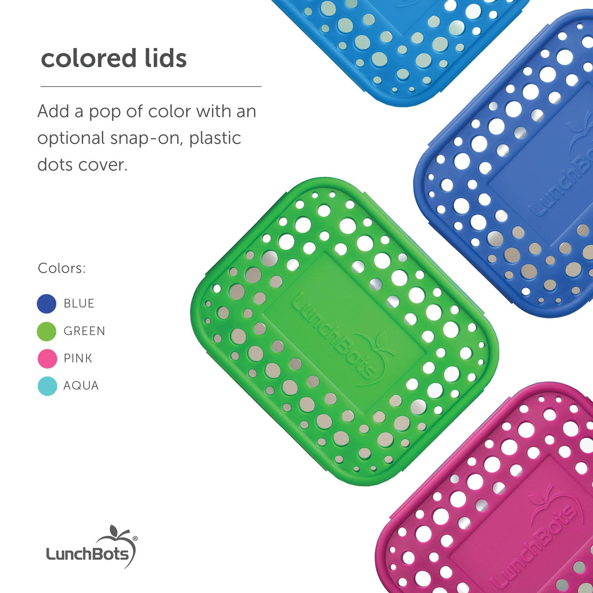 LunchBots Small Protein Packer dishwasher-safe label close-up shows simple cleaning