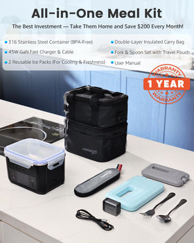 BPA-free design for safe, easy cleaning after meals.