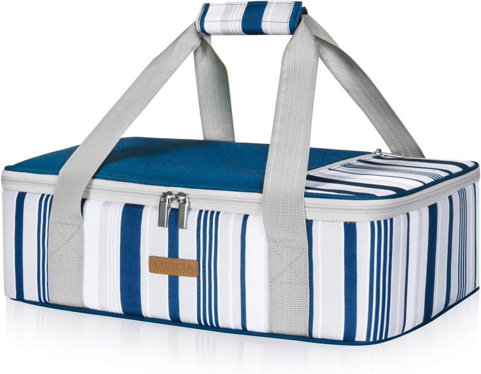 LUNCIA insulated casserole carrier full view for easy meal transport