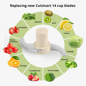 Luojiedejinbiao sharp edge design reduces prep time during chopping.