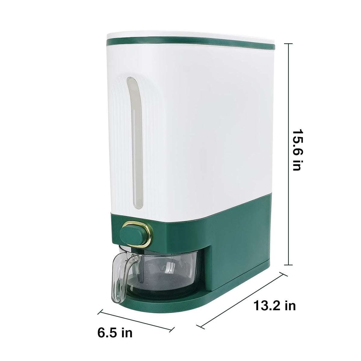 LUOKER rice dispenser with one-touch dispense for quick, mess-free portions.