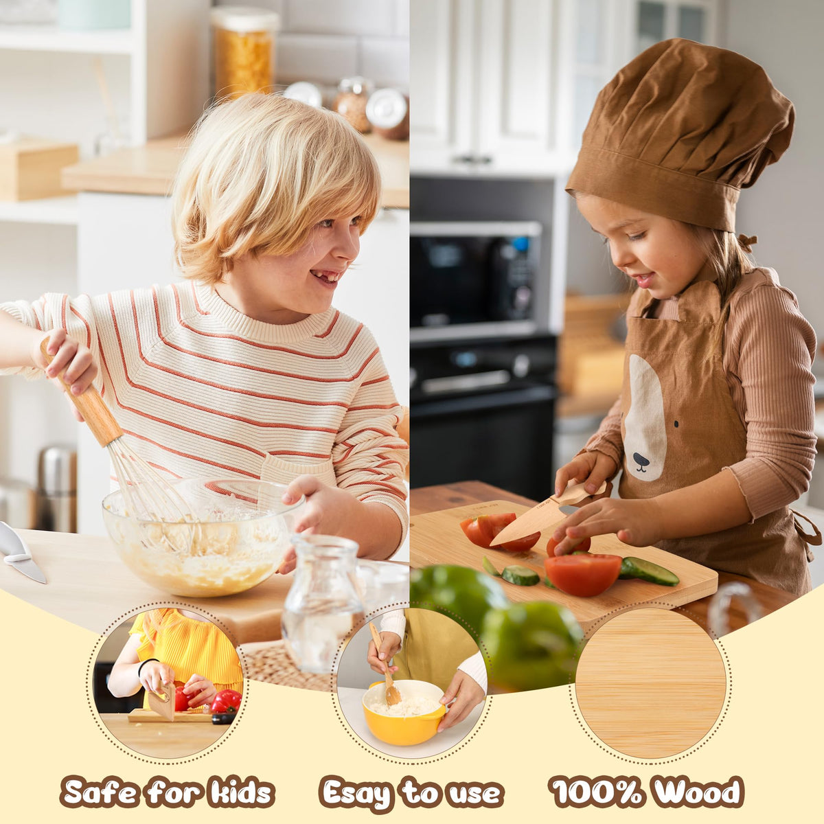 Luolao rolling pin for kids: smooth rolling for easy dough prep