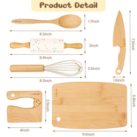 Luolao toddler safe knife for ages 2–10 promoting safe slicing practice