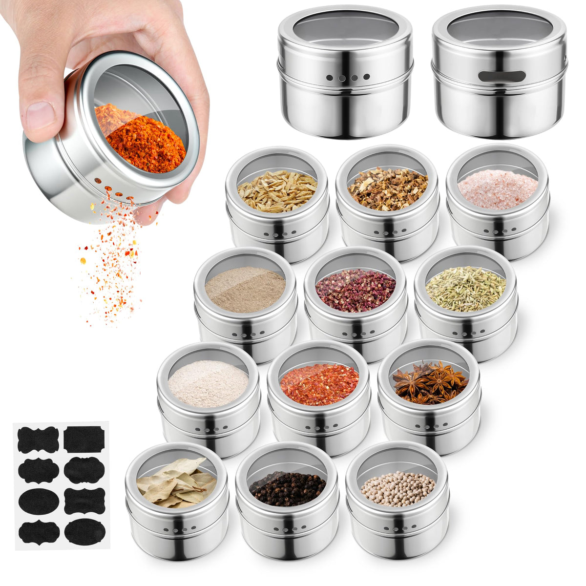 Luqagol magnetic tins suit craft supplies and small essentials.
