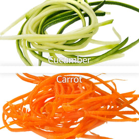 LURCH julienne Y-peeler potato strips ready for julienne