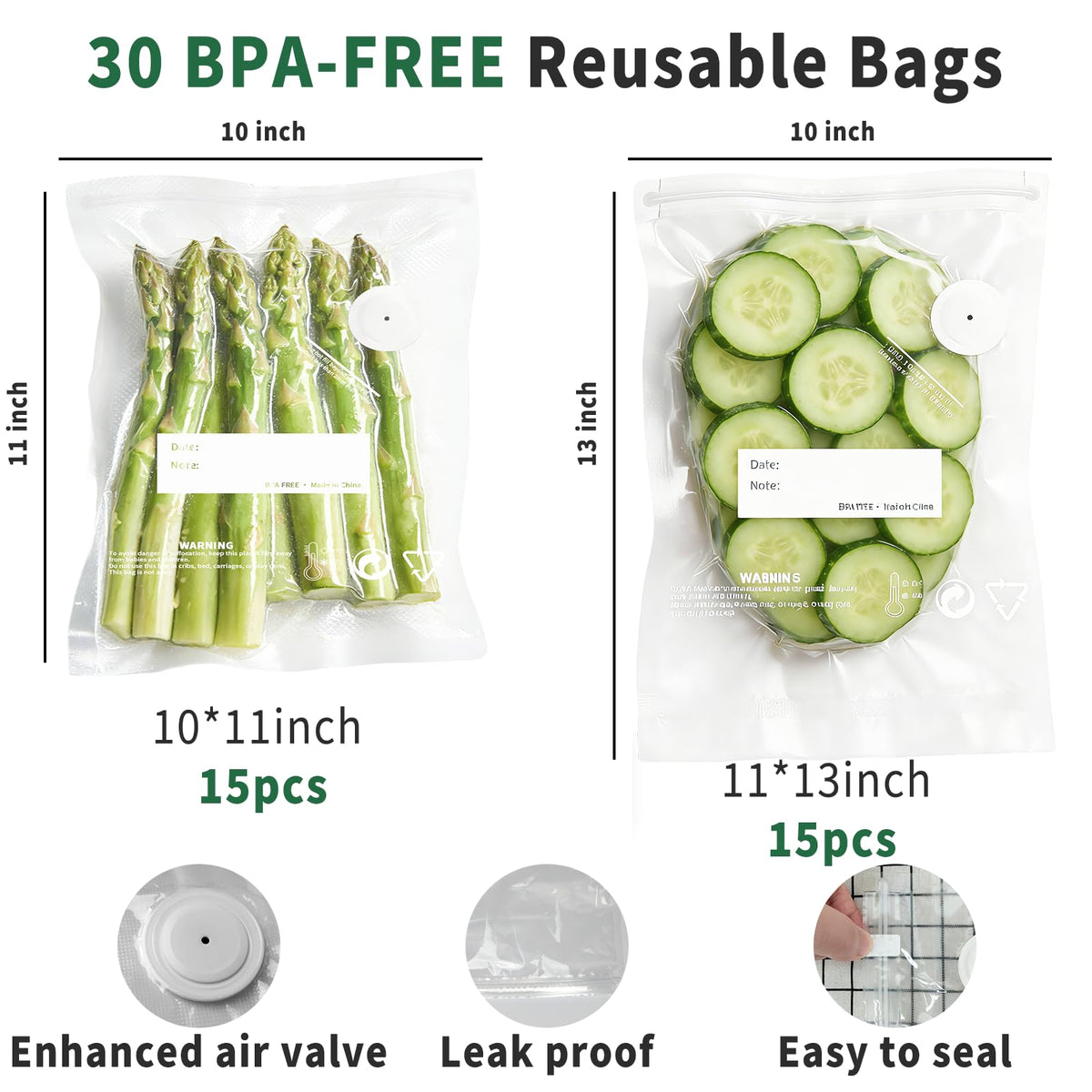 Lurious vacuum sealer rechargeable battery indicator, shows power for travel.