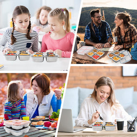 Luriseminger 3-pack in use for office and travel meals